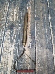 Chatillon NY USA INST-T Brass Spring Scale 50 Pounds 50lbs lbs 25 Kg 25KG
