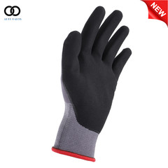 3 Pairs Work Gloves L-Size MicroFoam Nitrile Coated Knit Nylon Gloves