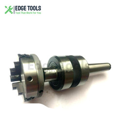 Revolving Centre 3MT shank with 50mm 3 Jaw Chuck mounting for Lathe Tailstock