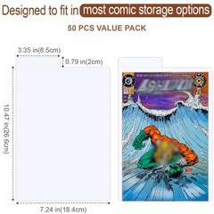 Cardboard Comic Book Dividers W/ Tabs For Comic Book Storage Box 50PC