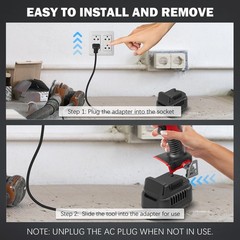 New Version 110V to 18V DC Converter,Power Source Option for Milwaukee 18V M1…