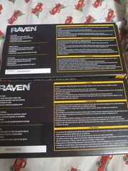 2 Boxes of 100 SAS Raven 6 MIL Size L Gloves-200 Total Gloves