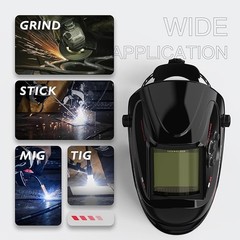 Large View Welding Helmet Auto Darkening True Color Welder Mask/Hood
