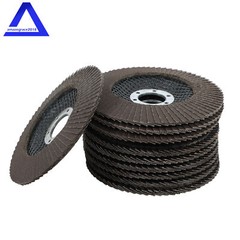 10 Pack 4-1/2″ X 7/8″ 120 Grit Premium Zirconia Flap Disc Sanding Grinding