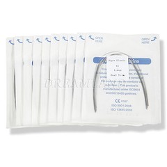10Packs Dental Orthodontic Niti Arch Wire Super Elastic Oval Form Round 100pcs