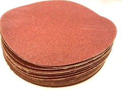 JEWEL 8” 100 Grit Closed Coat Resin E Aluminum Oxide Round Sanding Discs 43pcs
