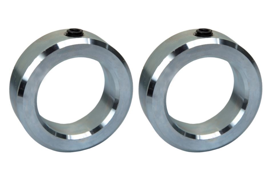 2″ Bore Zinc Plated Set Screw Shaft Collar OD 3″ Width 7/8″ (2 PCS)