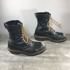 Mens Red Wing Shoes 2218 Logger Steel Toe Leather Work LoggerMax Boots Size 9.5