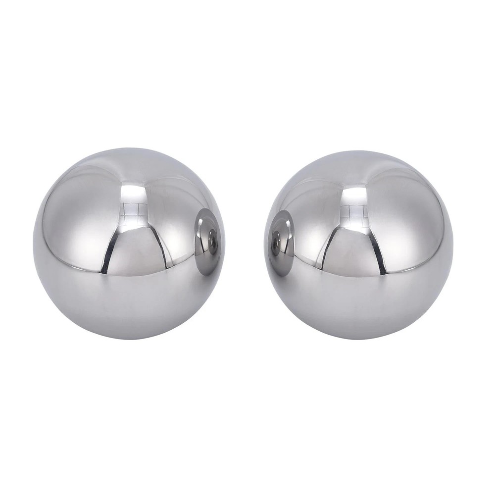 2 PCS 2 Inch Diameter Hardened Chrome Solid Steel Precision Bearing Balls