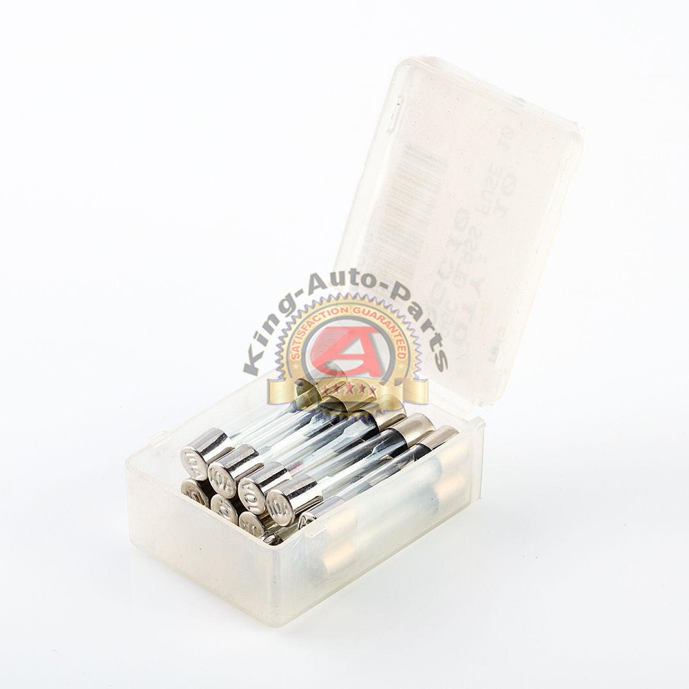 10x AGC 10A 12v FAST QUICK BLOW GLASS Fuses 6x30mm F10A 10 amp