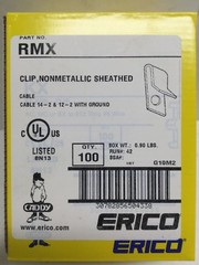 Erico Caddy RMX NM Cable Clip Nonmetalic Sheathed (Box of 100)