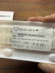 Ortho Arch LN2-902 Horizon Mini Roth .022 Brackets Partial Lot 3 Trays