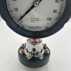 Ashcroft Duragauge 0-100 PSI Process Pressure Gauge w/ Diaphragm Seal New 1/2
