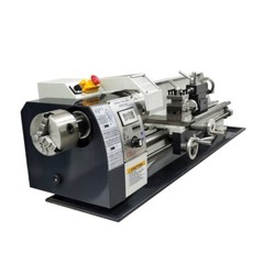 WM210V Precision Metal Bench Lathe Inch Thread Brushless Motor Double Chuck