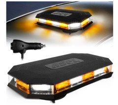 16.5 Inch Roof Top Beacon Emergency Strobe Light 56 LED Magnetic Warning Caution