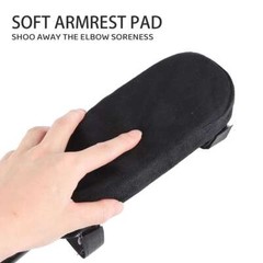 2/4 Pcs Chair Armrest Pads Arm Rest Office Chair Armrest Pads Cover Memory Foam