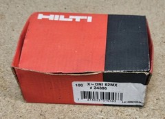 HILTI X-DNI 62MX 34386 – 62mm or 2-1/2” collated galvanized nails – 82 count