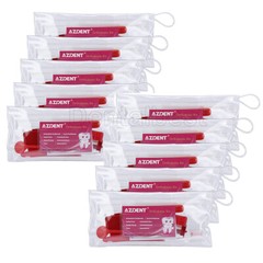 20packs Dental Orthodontic Oral Care Kit Hygiene Clean Tools Teeth Whitening Red