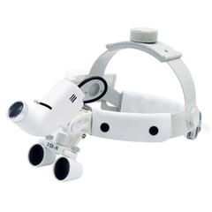 3.5X-R AZDENT Dental Surgical Headband Binocular Loupes LED Head Light DY-106