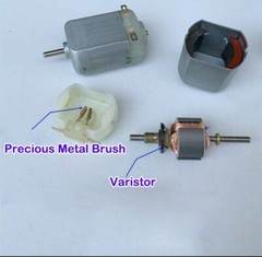 5 x FA-130RD DC Motor 1.5V 3V 6V 18000 RPM High Speed Metal Brush DIY Toy Car