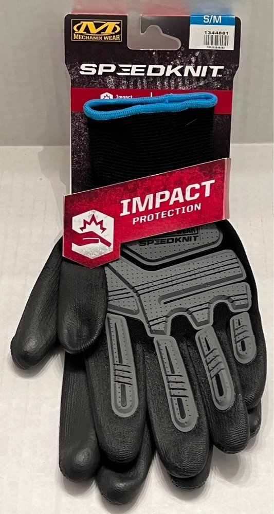 Mechanix Wear Speedknit Impact Protection Gloves 1344881 – Size: S/M – NEW