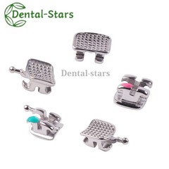 Dental Orthodontic Brackets Brace Metal Mini Roth MBT Edgewise 022 Slot 345 Hook