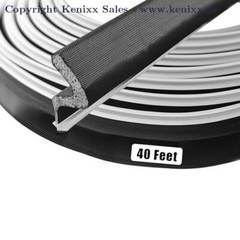 40 ft Door Weather Stripping for Large Gaps and Easy to Install Slotted Door …