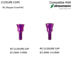 Dental Healing Cap Abutment Straumann ITI BL/BLT Compatible NC/RC Cover Screw