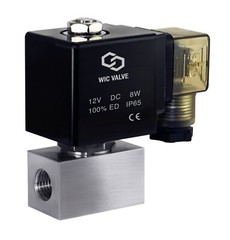 1/4″ Inch High Pressure 217 PSI Stainless Electric Solenoid Valve 12V DC NC