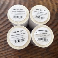 4Rolls X 250 Total 1000Labels 4×6 Direct Thermal Shipping Zebra Eltron ZP450