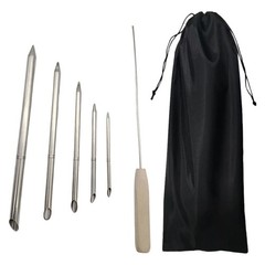 6 Size Rope Splicing Tool Kit with Lacing Needle for Easy Rope Connection