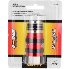 Milton 5 in ONE Universal Quick Connect Industrial Coupler, 1/4″ Female NPT, Air