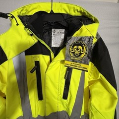 OccuNomix SP-CVL-BYM Hi Vis Cold Weather Coverall Medium NWT Class 3 ANSI