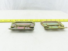 4″ Spring Folding Pull Handle Steel Brite Finish Lot Of 2
