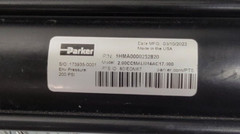 Parker 200 PSI Pneumatic Cylinder 1HMA0000252820 Model 2.00CCMALU14AC17.000