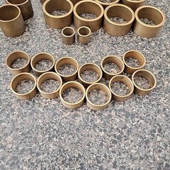 LOT OF 25: Bronze Bushings – Various Sizes *see photos*