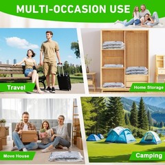 Vacuum Seal Bags for Clothing with Wireless Electric Pump – Travel & Home Use,