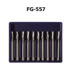 100X FG 557 Carbide Burs – Friction Grip for High-Speed Handpieces, Midwest Type