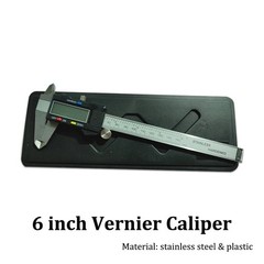 6″ LCD Digital Stainless Steel Caliper Vernier 150mm CNC Micrometer Measure Tool