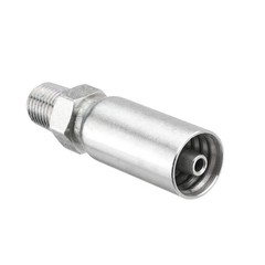 12 Pack 1/4″ I.D. Hose x 1/4″ NPTF Male Hydraulic Hose End Swivel Crimp Fitting