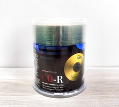 NEW IBM CD-R 700MB 80min 1-16x Blank Storage Media Discs CDs – 100 Pack SEALED
