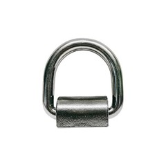 SS T316 D-Ring Lashing Ring Tie Down Anchor 1/2″ for Safe and Secure Hauling,4Pc