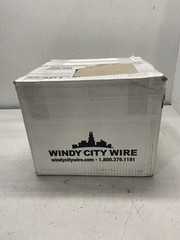 Windy City Wire 23 AWG 4 Pair Plenum Cat6 Black Wire 1000′ 556600-110