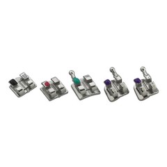 50 Kits Orthodontic Brackets Dental Metal Braces MIM Mini MBT 022 345 Hooks OC