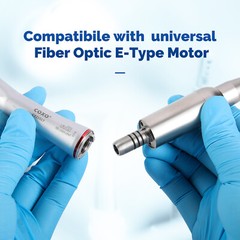 COXO Dental LED Handpiece 1:5 Speed Increasing Optic Fiber Contra Angle CX235C7