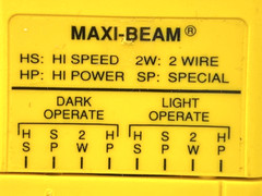New Banner RSBLV Maxi-Beam Photoelectric Sensor Dark/Light Op R-0.15-9m 25547