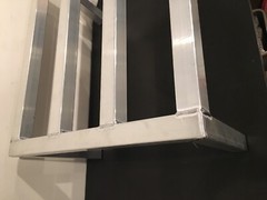 Channel ADE2024 24” L X 20” W X 12” H Aluminum Dunnage Rack