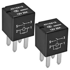 4016819 (Pack of 2) – 12VDC 20A 4-Pin Automotive Relay for Number of Items: 2
