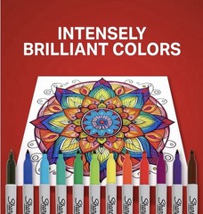 Sharpie Permanent Markers, Ultra Fine And Fine Tip Markers 72 Count