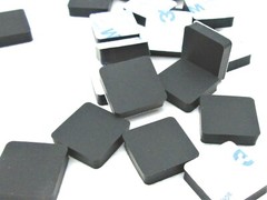 3/4″ Sq X 3/16″ Rubber Feet ATX Tower Desktop Computer Cases Amps 3M Backing